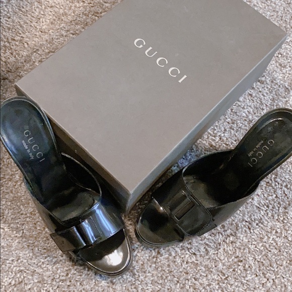 GUCCI !!!SALE!!!chunky heels Gucci High Heel Platform - Picture 2 of 7